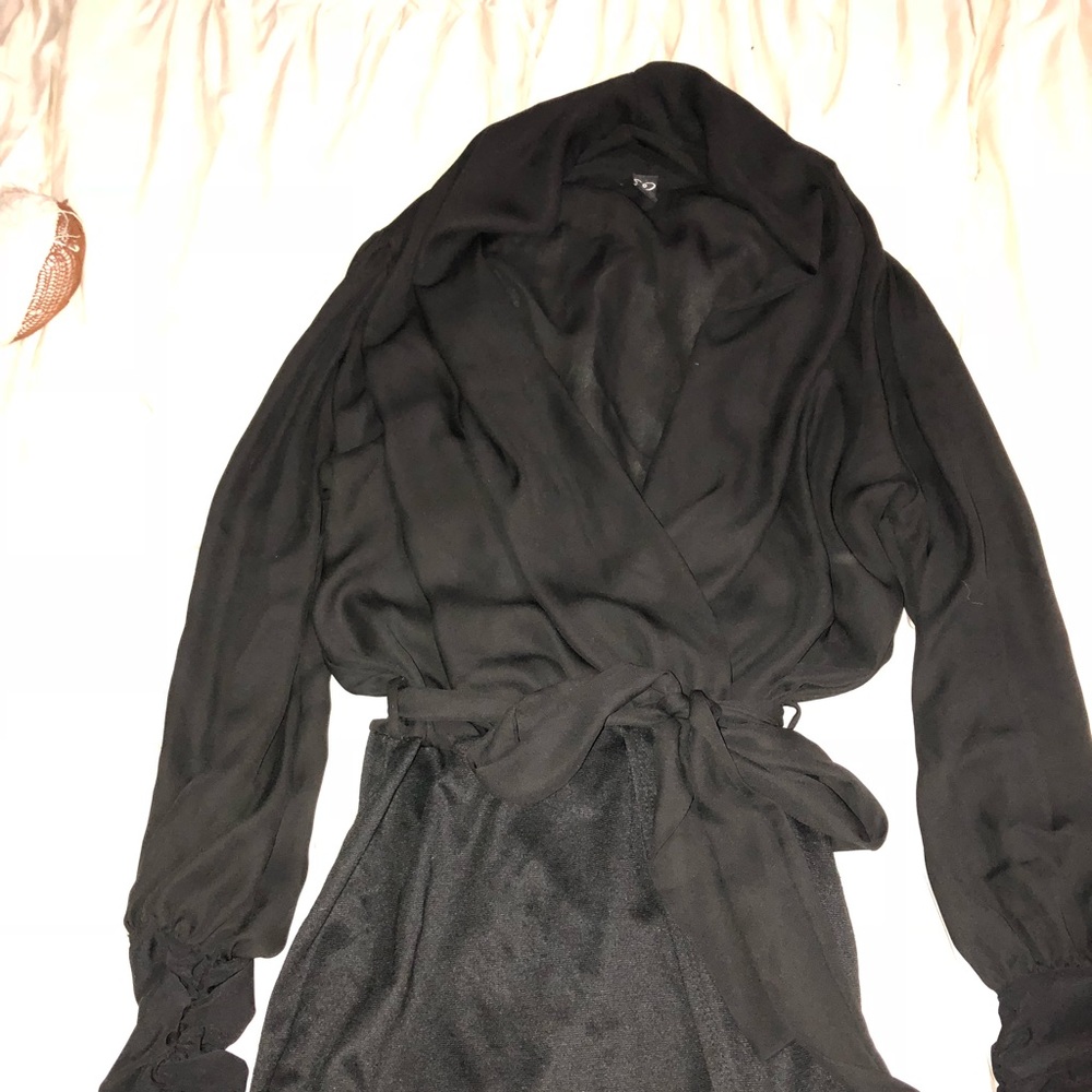 Black cocktail dress